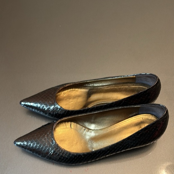 Ladies Bronze AUTHENTIC GIUSEPPE ZANOTTI KITTEN PUMPS - Picture 6 of 7